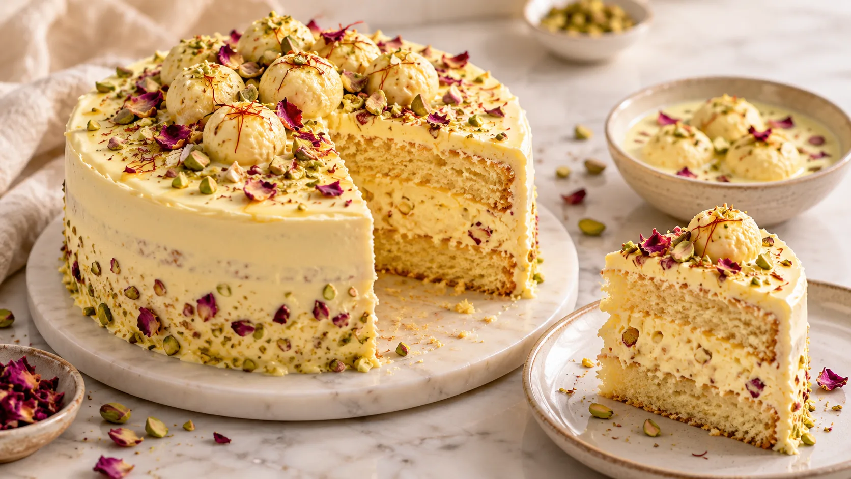 Rasmalai Cake: When Indian Mithai Meets Modern Baking