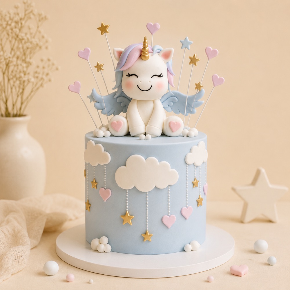 Dreamy Unicorn Theme Cake